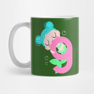 Mermaid Series: Number 9 Mug